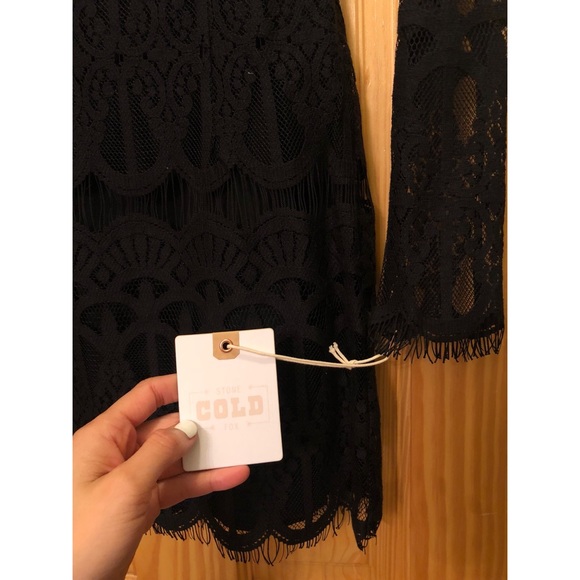 NWT Stone Cold Fox Suki black lace dress LBD XS 0 - Picture 4 of 7